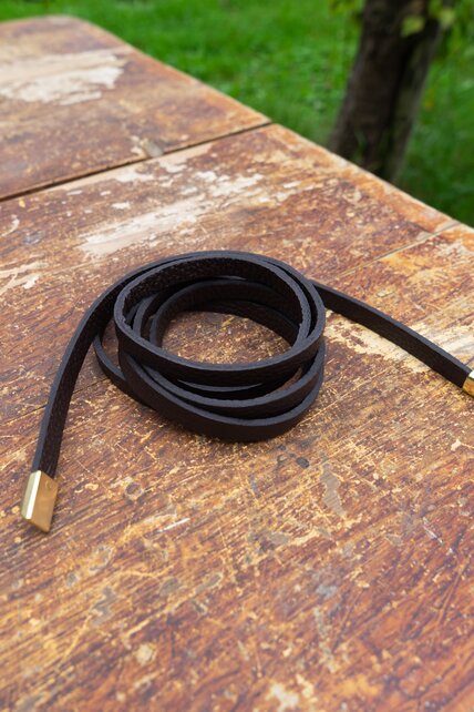 Knoopriempje - zwart