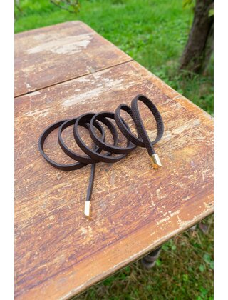 Knoopriempje - donkerbruin