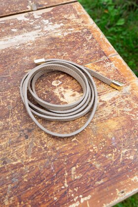 Knoopriempje - taupe