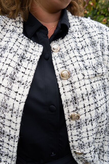 Jasje Josette - offwhite/zwart