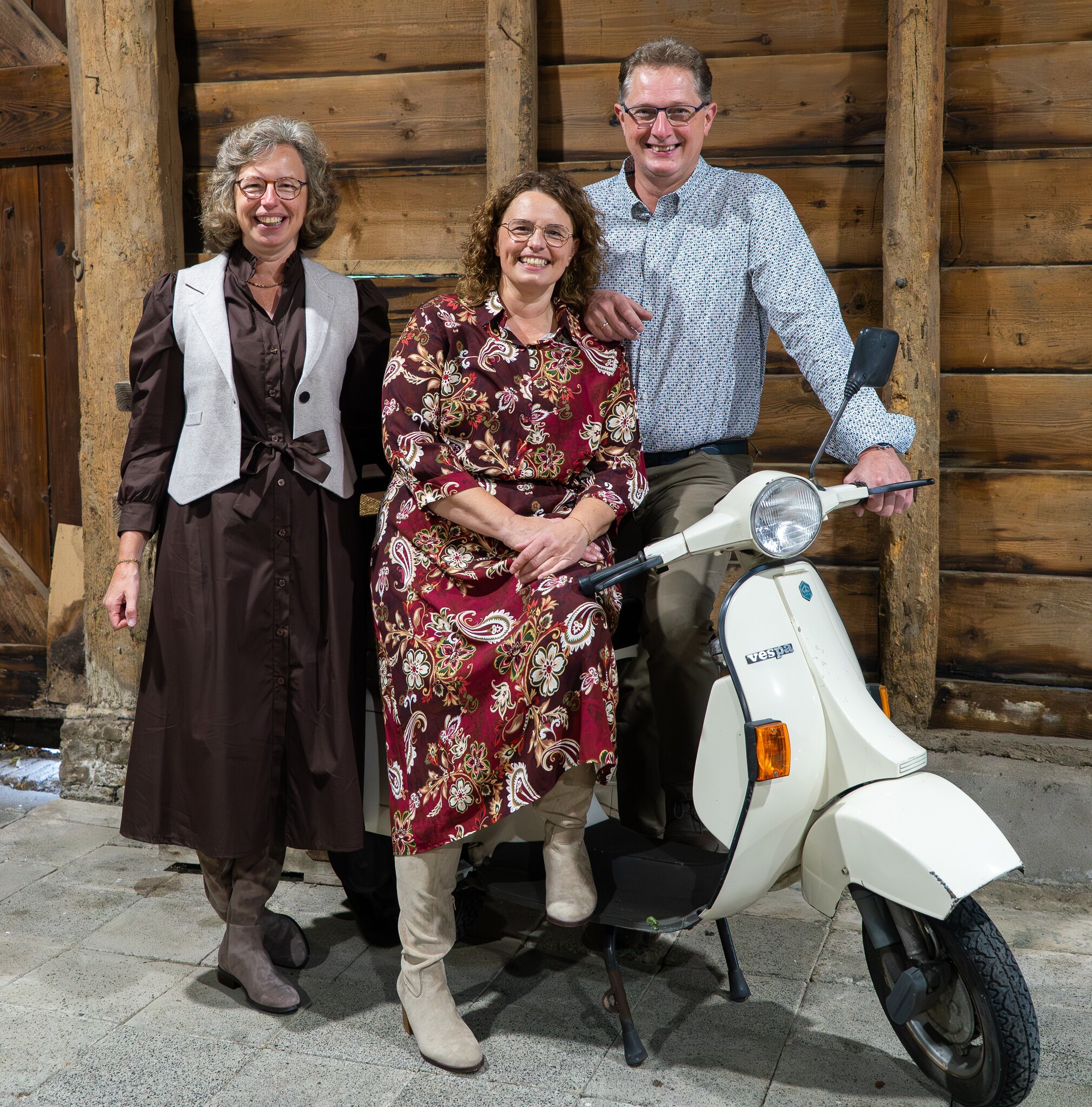 v.l.n.r. Petra, Annette, Pieter