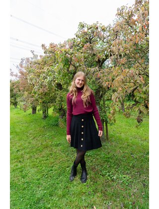 Trui Doortje - bordeaux