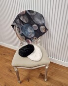 Sjaal met ronde vlakken - grijs