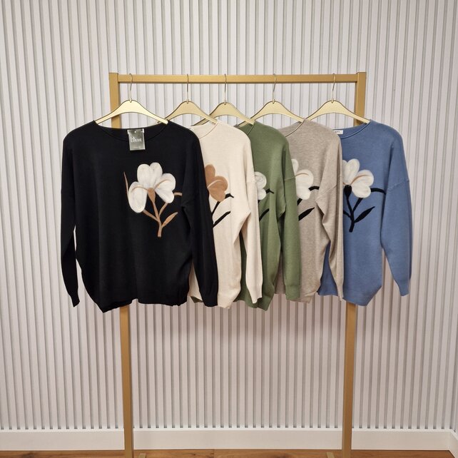 Trui Madelief - zwart