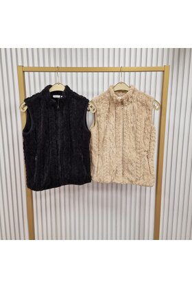 Gilet Lisette - zwart