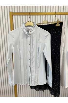 Blouse Aafke - lichtblauw