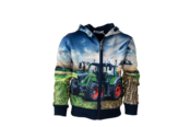 Jongens trui hoodie met tractor MF *
