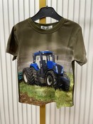 Jongens shirt tractor New Holland - army green *