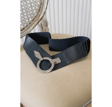Riem met haaksluiting - donkerblauw