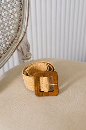 Riem gevlochten - naturel