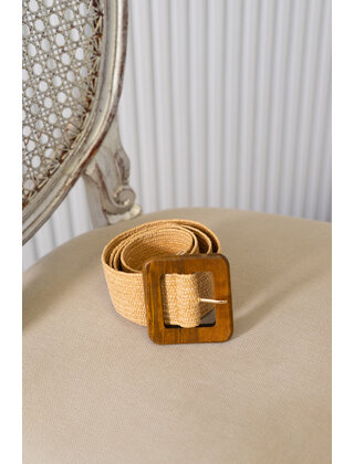 Riem gevlochten - naturel