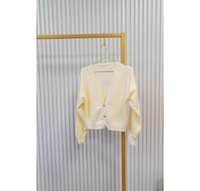 Vest Jantine - zachtgeel