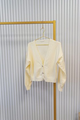 Vest Jantine - zachtgeel