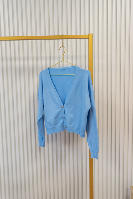 Vest Jantine - lichtblauw