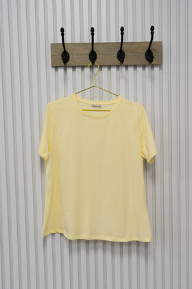 Shirt  Siska - zachtgeel