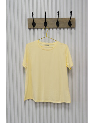 Shirt  Siska - zachtgeel