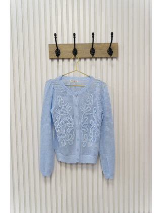 Vest Vera - lichtblauw