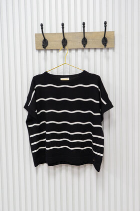 Truitje Marga - zwart/offwhite