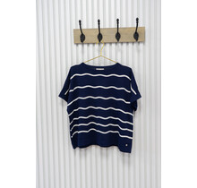 Truitje Marga - donkerblauw/offwhite