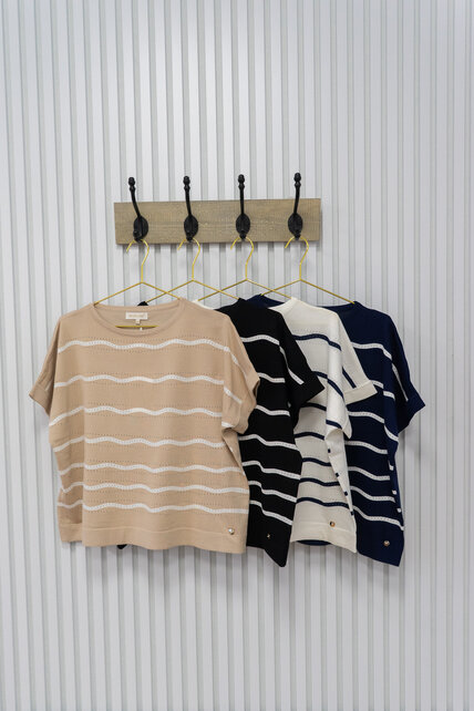 Truitje Marga - beige/wit