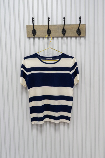 Truitje Gerrie - wit/donkerblauw