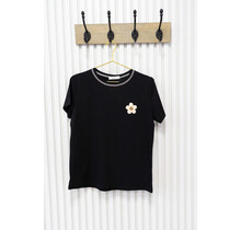 Shirt  Anouk - zwart/beige