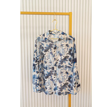 Blouse Lucy - blauw/wit