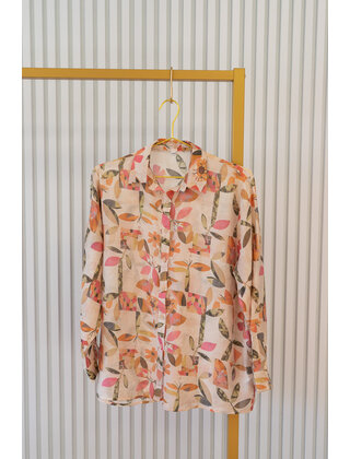 Blouse Lucy - beige/roze