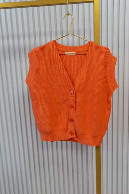 Vest Tamara - koraal