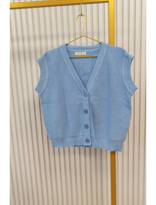 Vest Tamara - lichtblauw