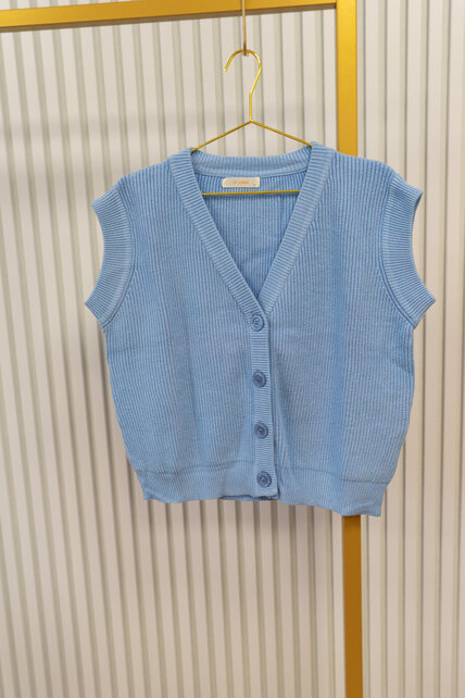 Vest Tamara - lichtblauw