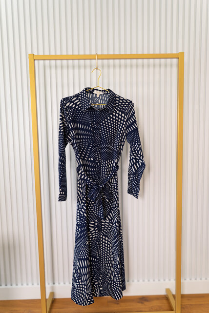 Jurk Barbera - donkerblauw