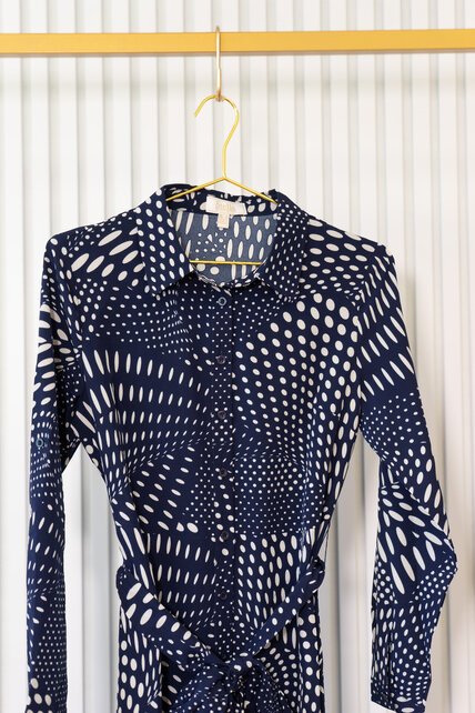 Jurk Barbera - donkerblauw