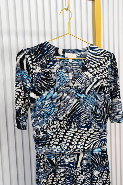 Jurk Jenny - blauw design