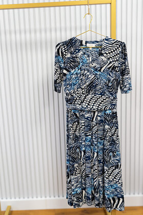 Jurk Jenny - blauw design