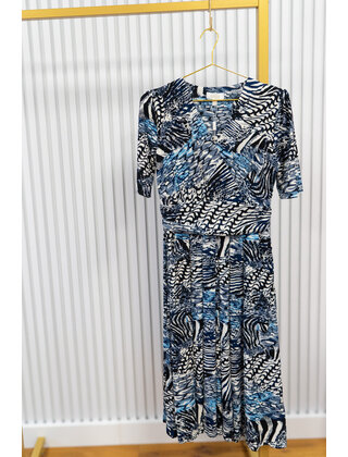 Jurk Jenny - blauw design