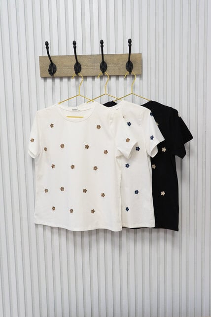 Shirt  Sophie - wit/blauw