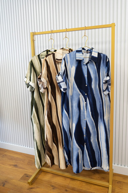 Jurk Hilde - saliegroen