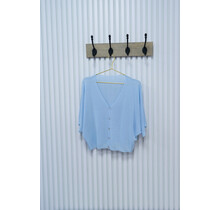 Vest Fia - lichtblauw