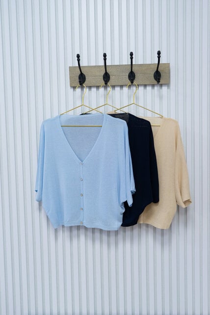 Vest Fia - donkerblauw