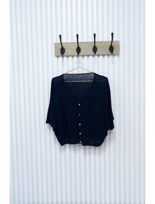 Vest Fia - donkerblauw