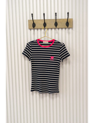 Truitje Janiek - blauw/roze