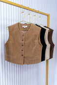 Gilet Amanda - camel