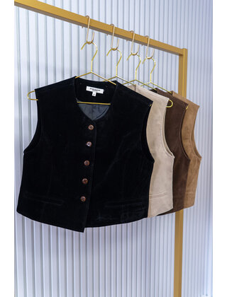 Gilet Amanda - zwart