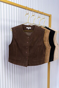 Gilet Amanda - bruin