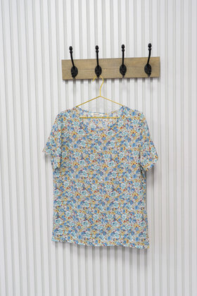 Blouse Merel - lichtblauw