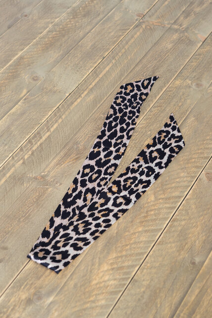 Sjaal smal - panter