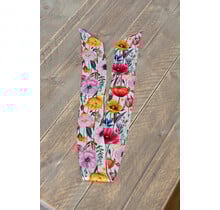 Sjaal smal - bloem multicolor