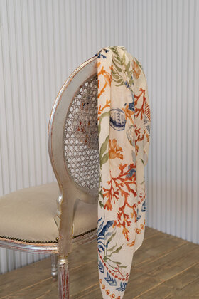 Sjaal lang - beige/multicolor