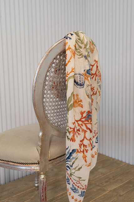 Sjaal lang - beige/multicolor